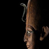 An Egyptian Wood Head of Osiris
Late