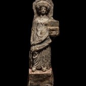 A Boeotian Terracotta Standing Figure