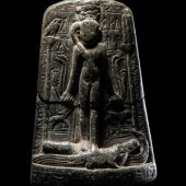 An Egyptian Black Stone Cippus of Horus
Ptolemaic