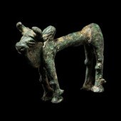 A Canaanite Bronze Humped Bull
Circa