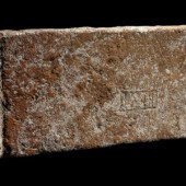 A Roman Ceramic Brick Stamped LXIII
Circa