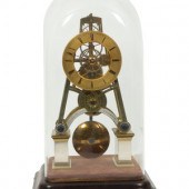 An English Gilt Bronze Skeleton Clock
Charles