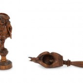 Two Continental Carved Nut Crackers
19th