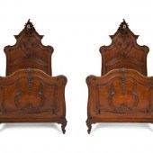 A Pair of American Victorian Carved