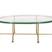 A Labarge Brass and Glass Coffee Table
20th