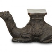An Anglo Indian Bronze Camel Side Table
20th