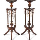 A Pair of Victorian Part-Ebonized and