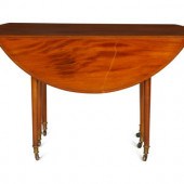 A Directoire Style Mahogany Drop Leaf