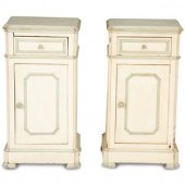 A Pair of Painted Nightstands
20th Century
Height