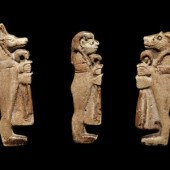 Three Egyptian Faience Amulets New 3d03e7