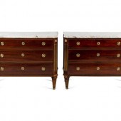 A Pair of Swedish Neoclassical Gilt