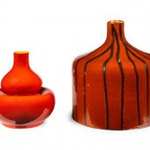 Two Large Contemporary Ceramic Vases
20th