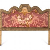 An Aubusson Tapestry-Upholstered Headboard
20th