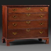 A Chippendale Style Mahogany Chest of