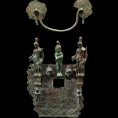 Two Etruscan Bronze Fragments from a
