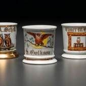 Three Fraternal Order of Owls Porcelain