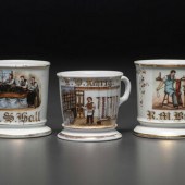 Three Craftsmans Porcelain Occupational