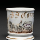A Porcelain Occupational Shaving Mug