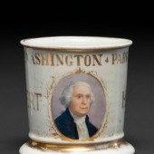 A Porcelain Shaving Mug Depicting George