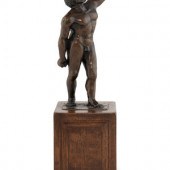 A Continental Bronze Figure of a Male