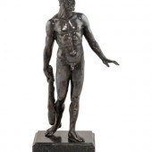 A Continental Silver Figure of Hercules