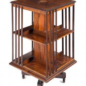 An English Rosewood Revolving Bookcase
19th