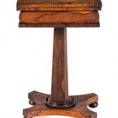 A Regency Inlaid Rosewood Game Table
Circa