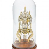 An English Brass Fusée Skeleton Clock
William