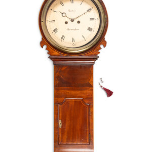 An English Mahogany Wall Clock Birton  3d07dc