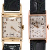 TWO HAMILTON AND WALTHAM WRISTWATCHES