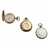 A GROUP OF POCKET WATCHES A group of