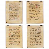 ANTIPHONAL SHEETS, CONTINENTAL SCHOOL