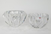 TWO ORREFORS GLASS BOWLS Two Orrefors