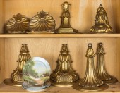 A COLLECTION OF NINE ITALIAN GILTWOOD
