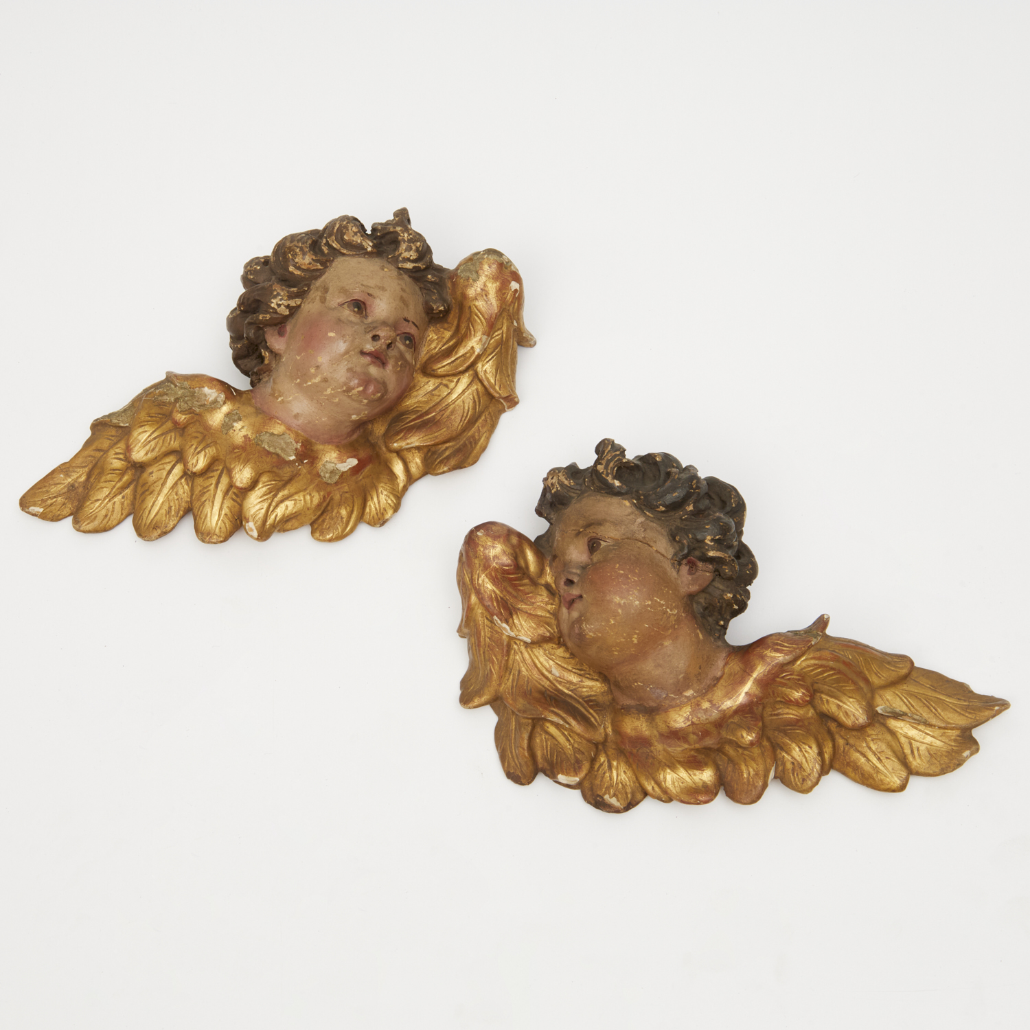 PAIR ITALIAN BAROQUE CARVED GILTWOOD 3ce56a