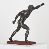 LARGE GRAND TOUR BRONZE OF THE BORGHESE