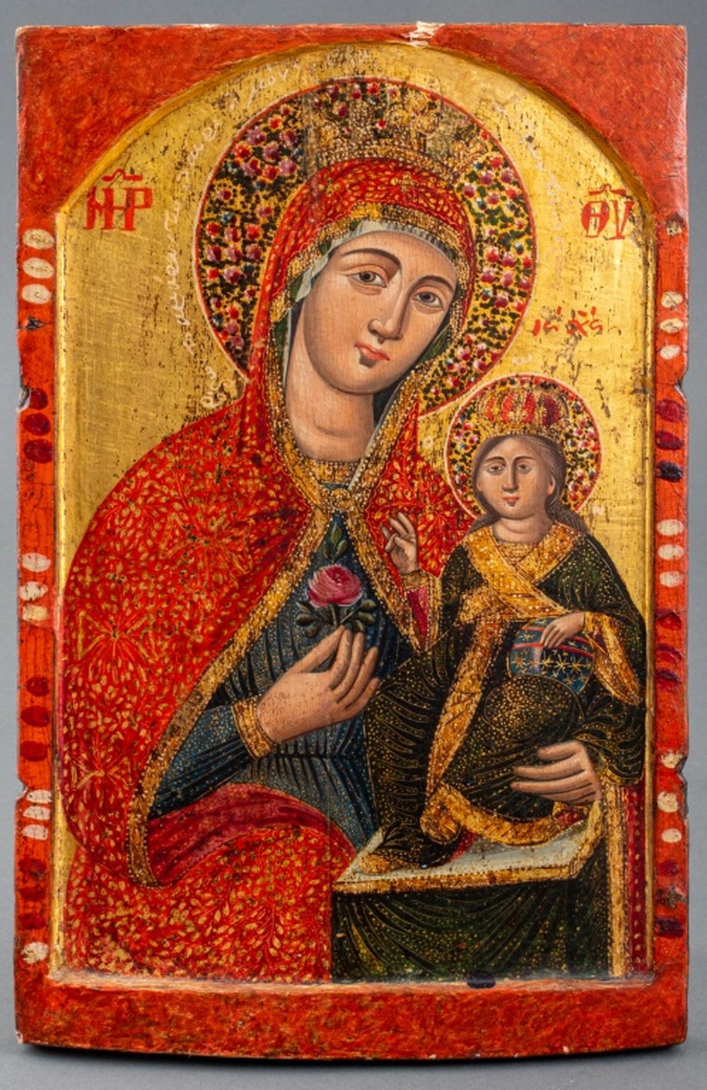 GREEK ICON MOTHER CHILD OF THE 3ce73d