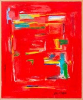 JOAN SHAPIRO ABSTRACT EXPRESSIONIST
