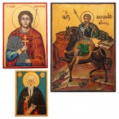 GREEK AND RUSSIAN STYLE ICONS, 21ST