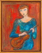 JOAN SHAPIRO WOMAN WITH MUSIC OIL