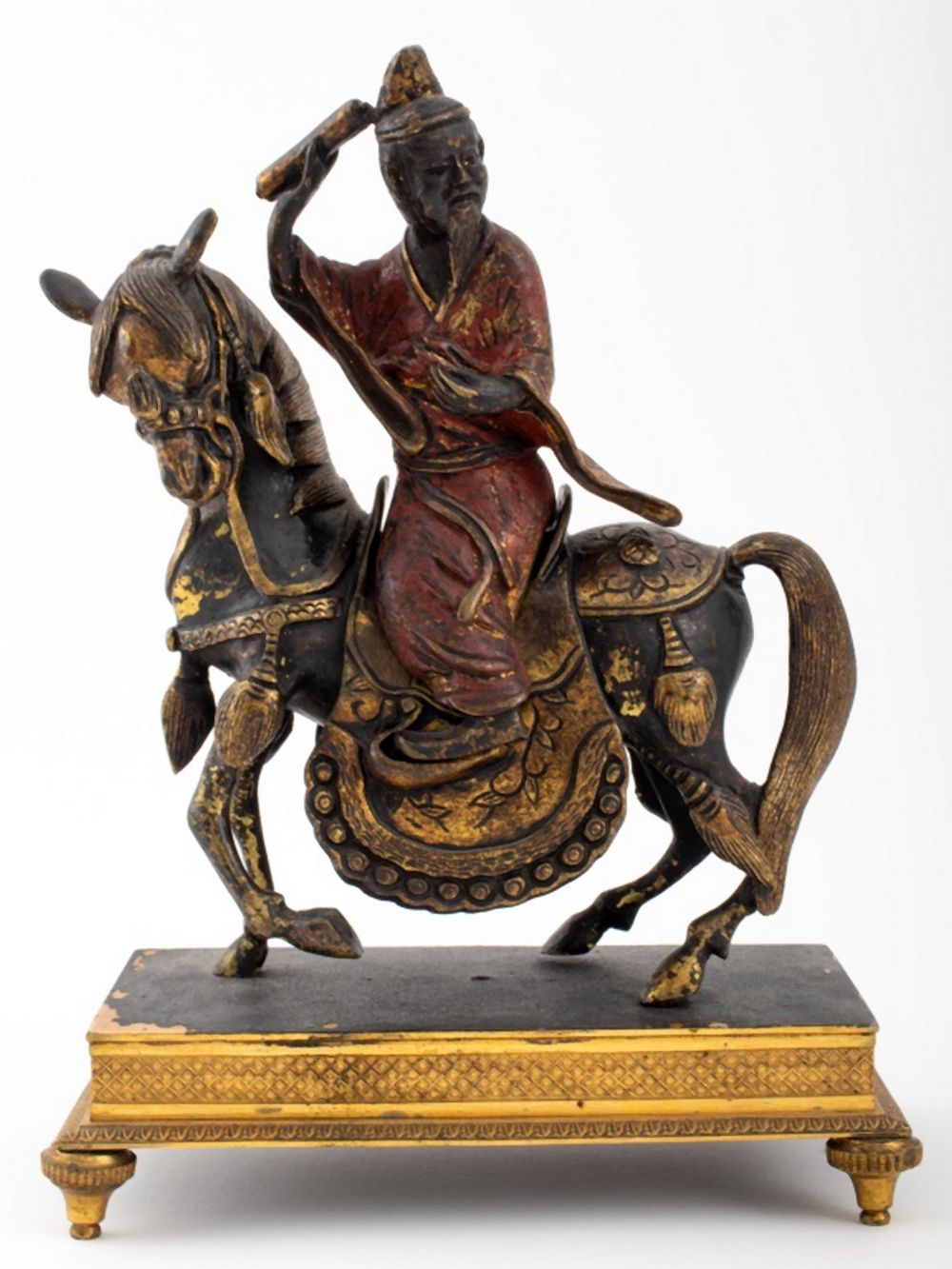 CHINOISERIE BRONZE FIGURE ON FRENCH 3cea28
