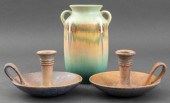 ARTS & CRAFTS POTTERY ARTICLES, 3 PIECES