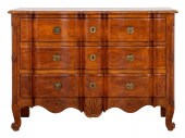 FRENCH PROVINCIAL LOUIS XV STYLE WALNUT