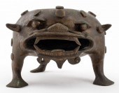 ANTIQUE CHINESE MONEY TOAD JIN CHAN