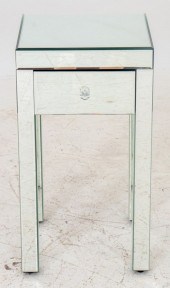 MODERN MIRRORED SIDE TABLE WITH ONE