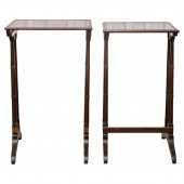 REGENCY STYLE NESTING TABLES, 2 Two