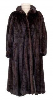 MINK FUR FULL LENGTH COAT Mink Fur Full