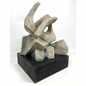 Abstract Modern Concrete Sculpture on