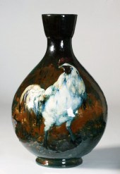 FRENCH IMPRESSIONIST VASE - AUTEUIL