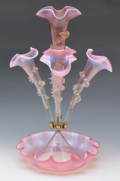 VICTORIAN OPALESCENT PINK GLASS